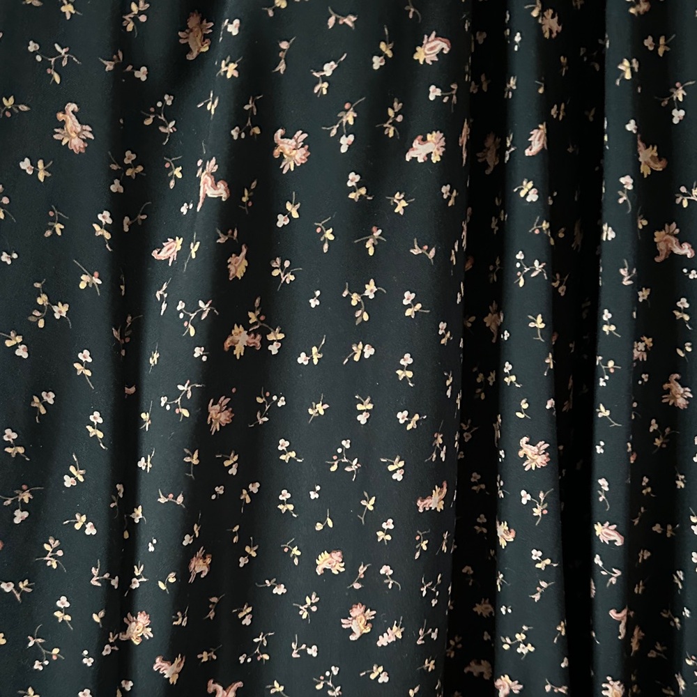 MADEWELL Floral Black Midi Dress - Picture 5 of 6